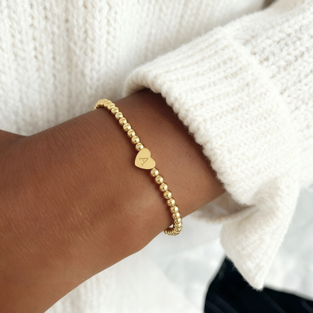 Initial Bracelet "Pearly"