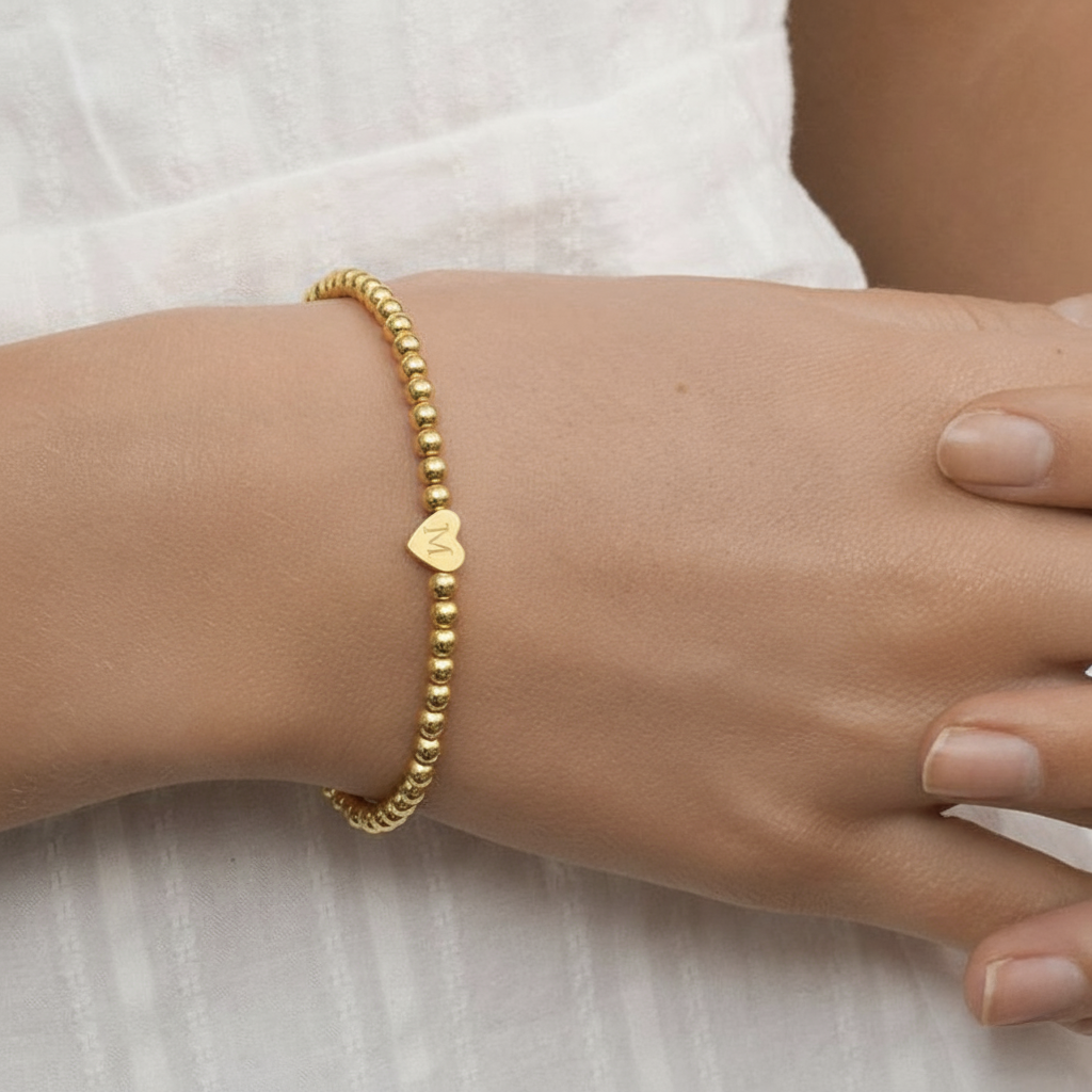 Initial Bracelet "Pearly"