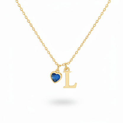 Initial Necklace "Eternal Whisper"