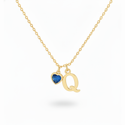 Initial Necklace "Eternal Whisper"