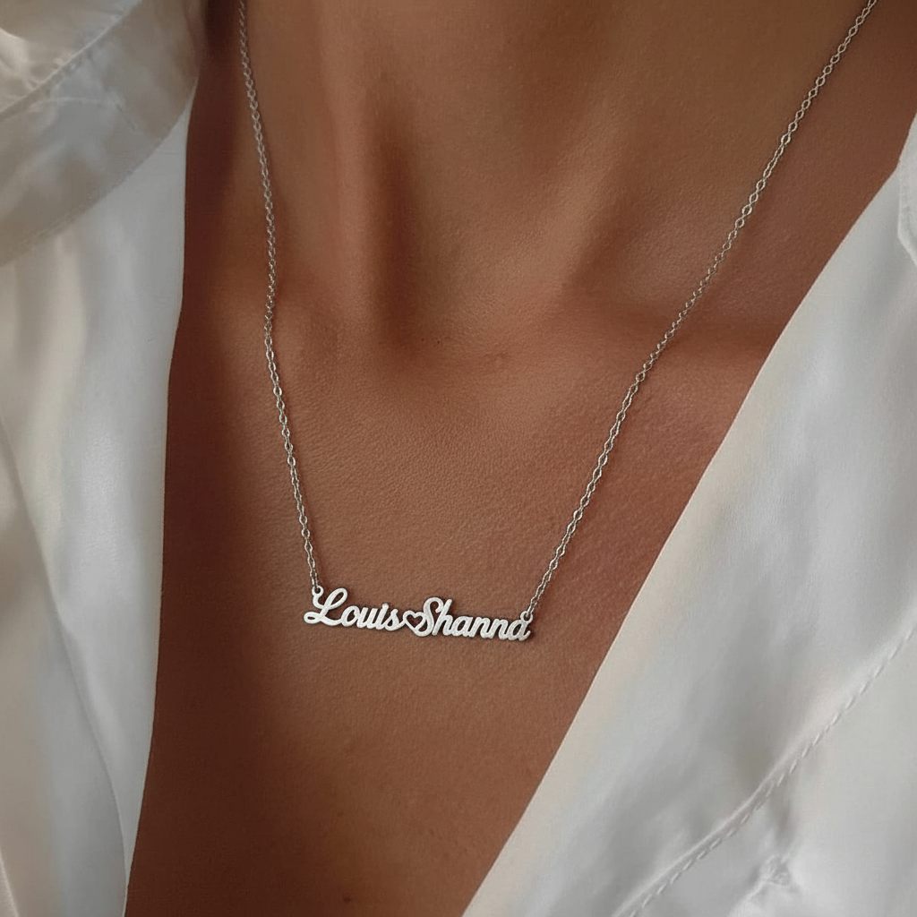 Name Necklace "Infinity Bond"