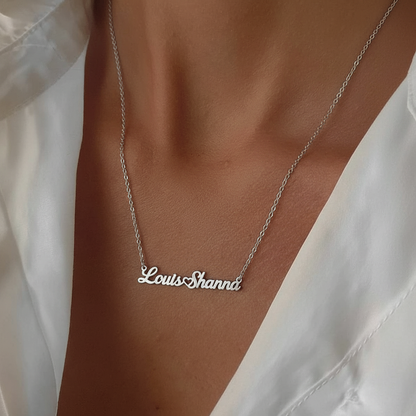 Name Necklace "Infinity Bond"