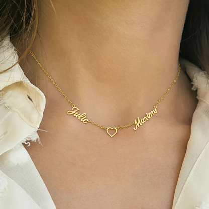 Name Necklace "Eternal Embrace"