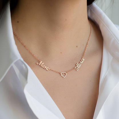 Name Necklace "Eternal Embrace"