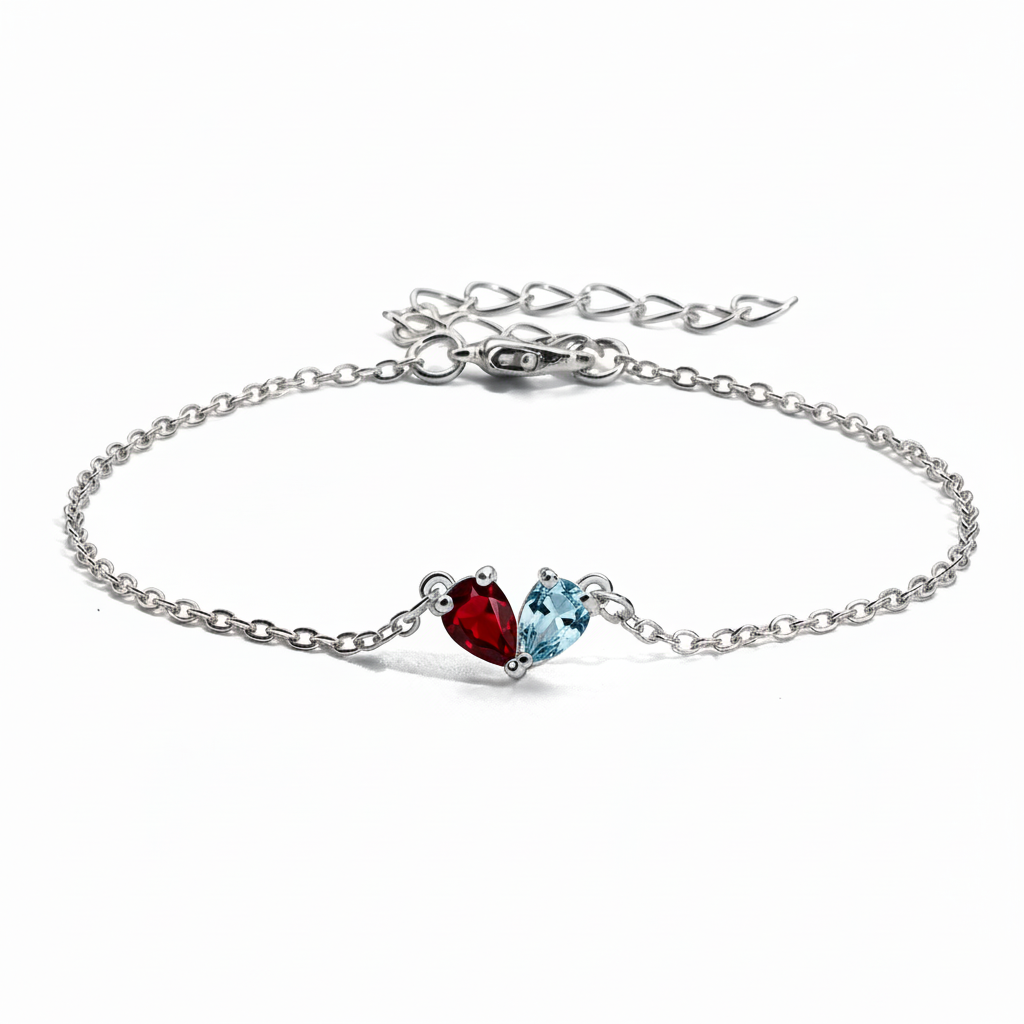 Bracelet "Twin Hearts"