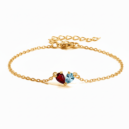 Bracelet "Twin Hearts"