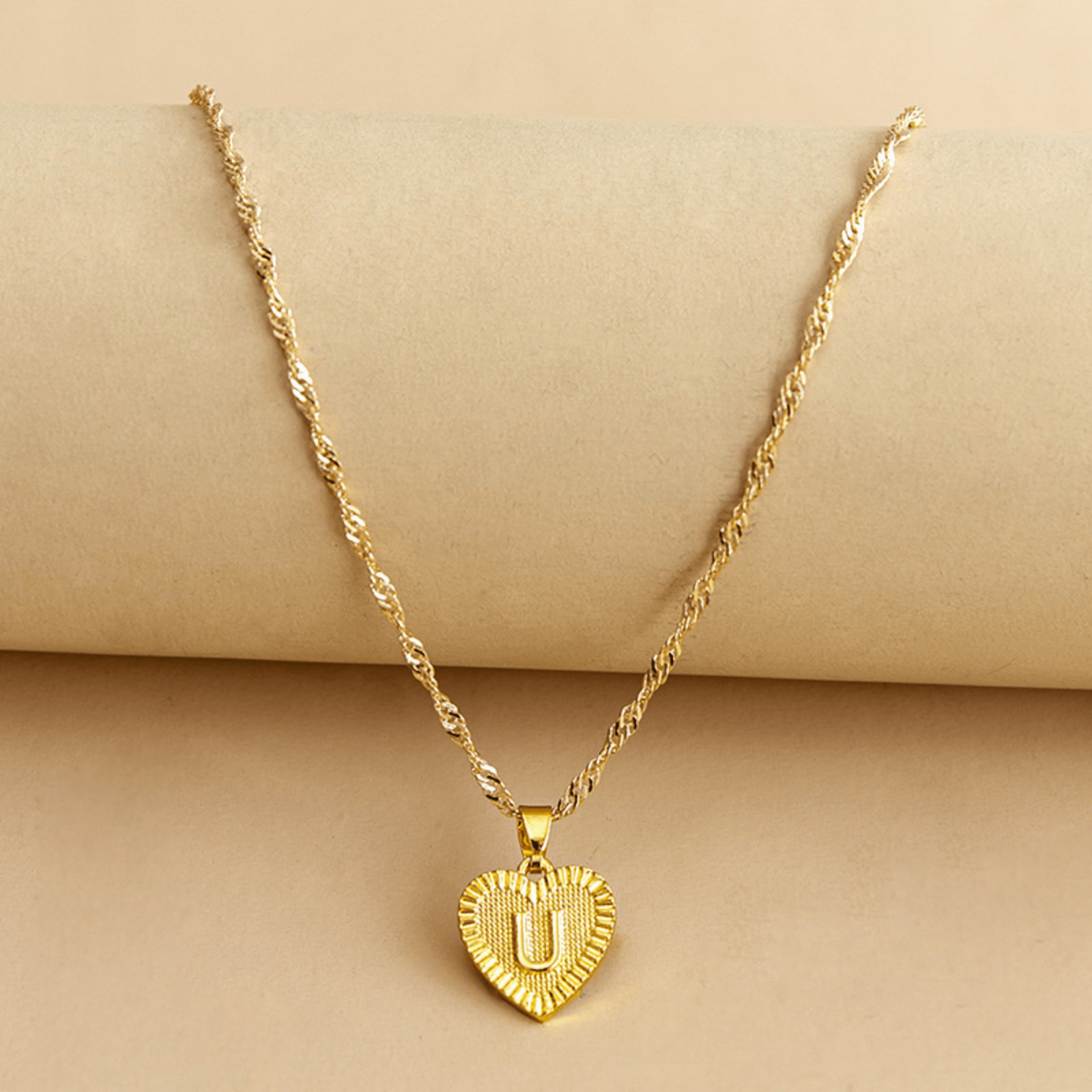 RICCARDI - COLLIER "Golden Love Initial" - Riccardi