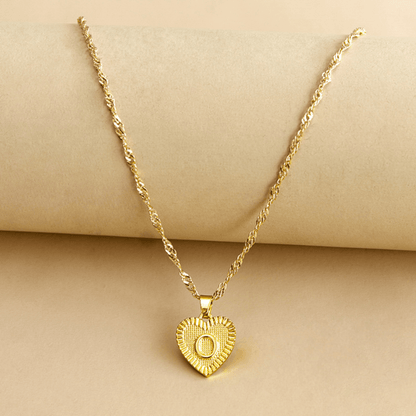 RICCARDI - COLLIER "Golden Love Initial" - Riccardi