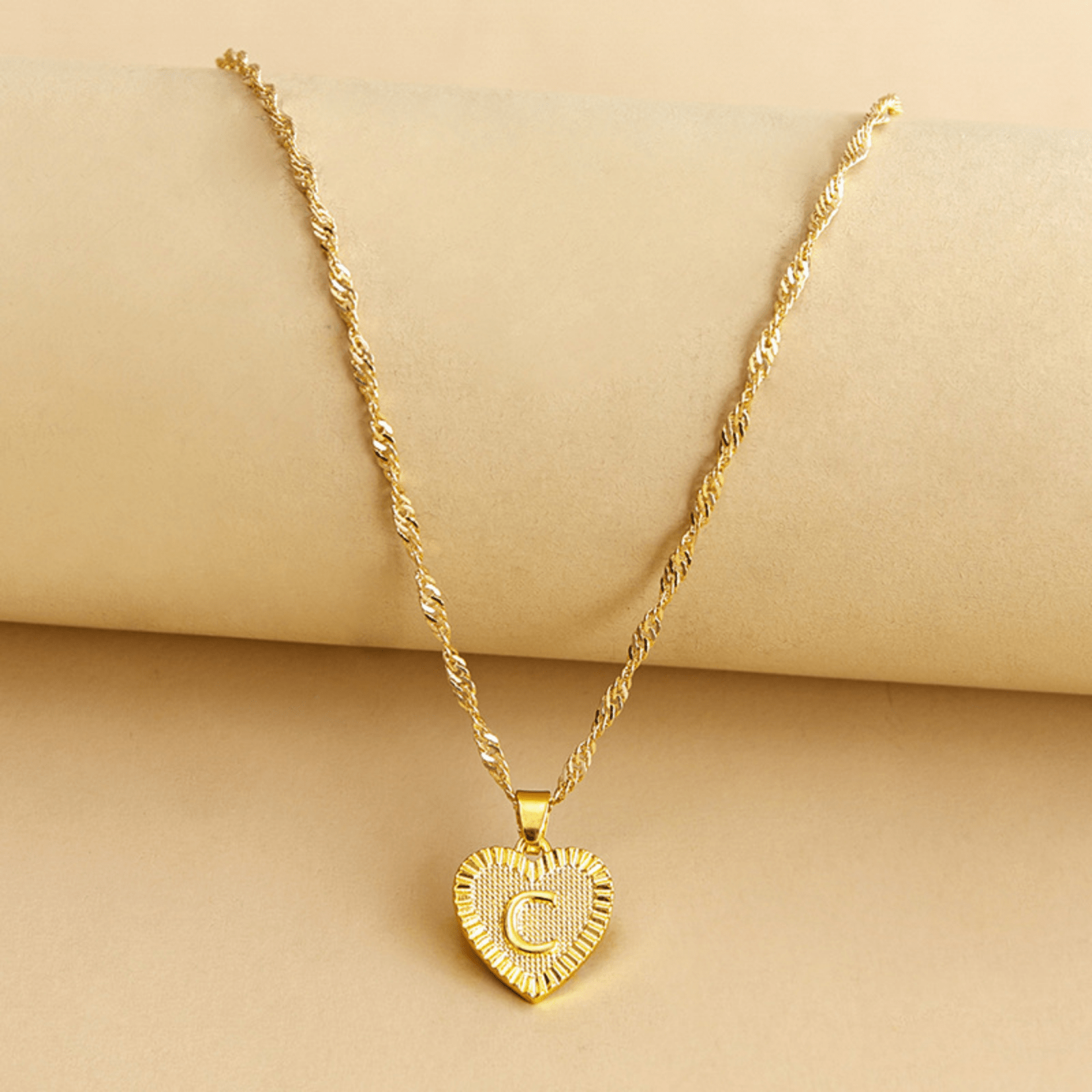 RICCARDI - COLLIER "Golden Love Initial" - Riccardi