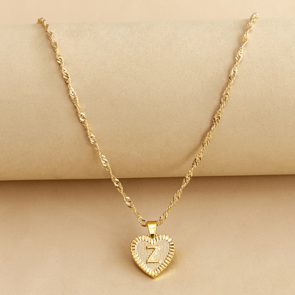 RICCARDI - COLLIER "Golden Love Initial" - Riccardi