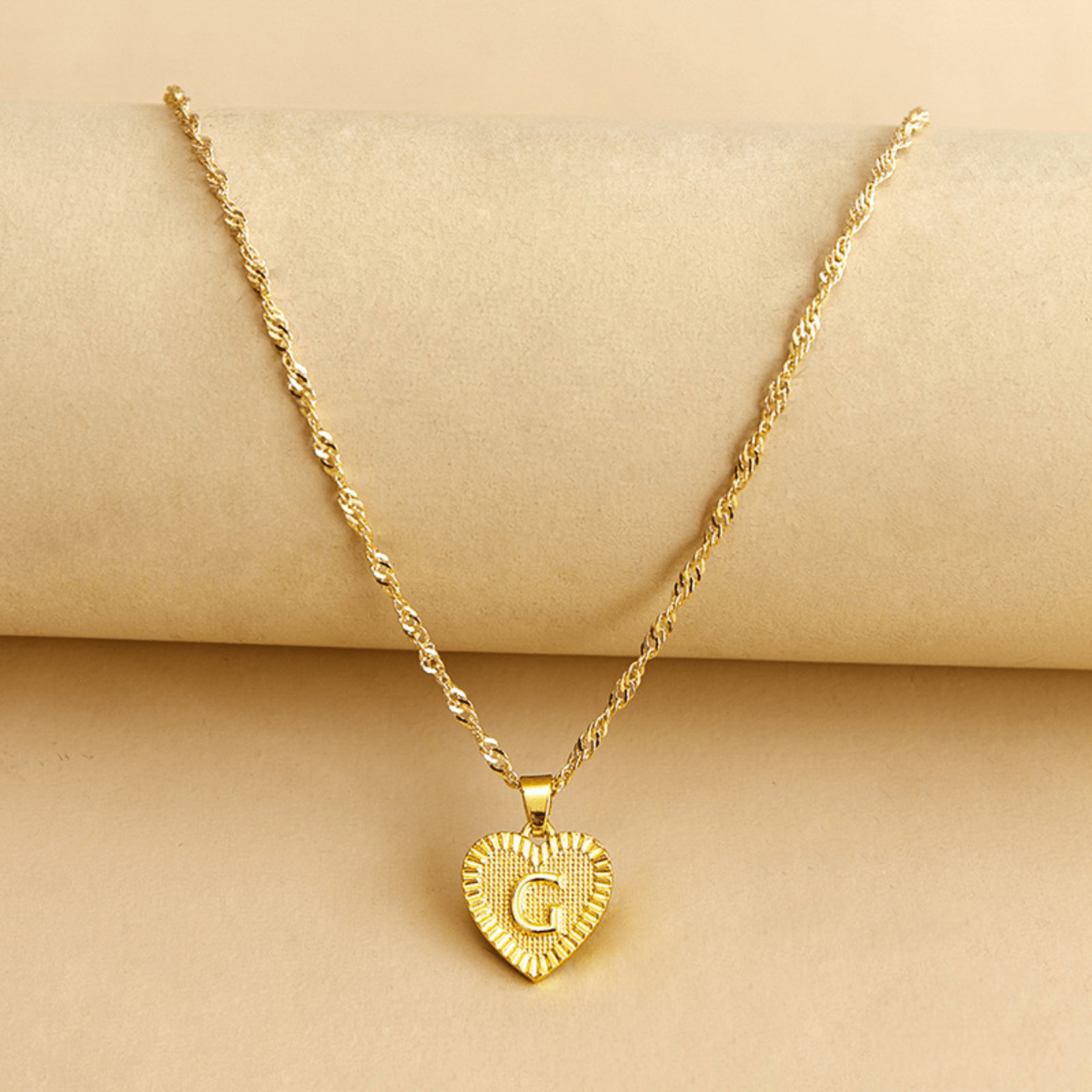 RICCARDI - COLLIER "Golden Love Initial" - Riccardi