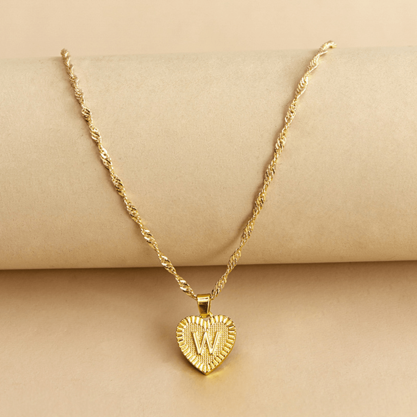 RICCARDI - COLLIER "Golden Love Initial" - Riccardi
