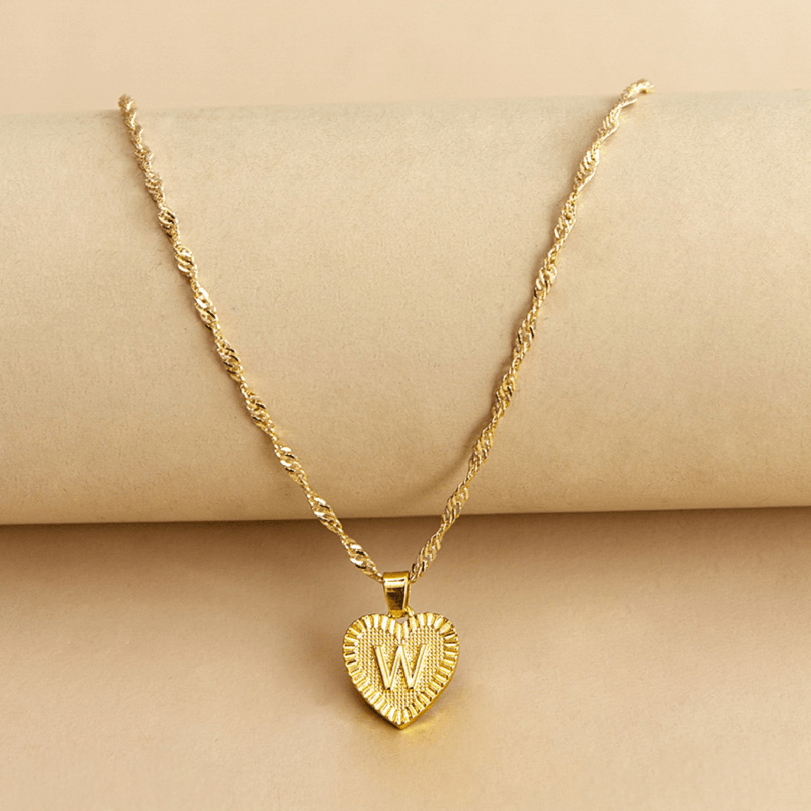 RICCARDI - COLLIER "Golden Love Initial" - Riccardi