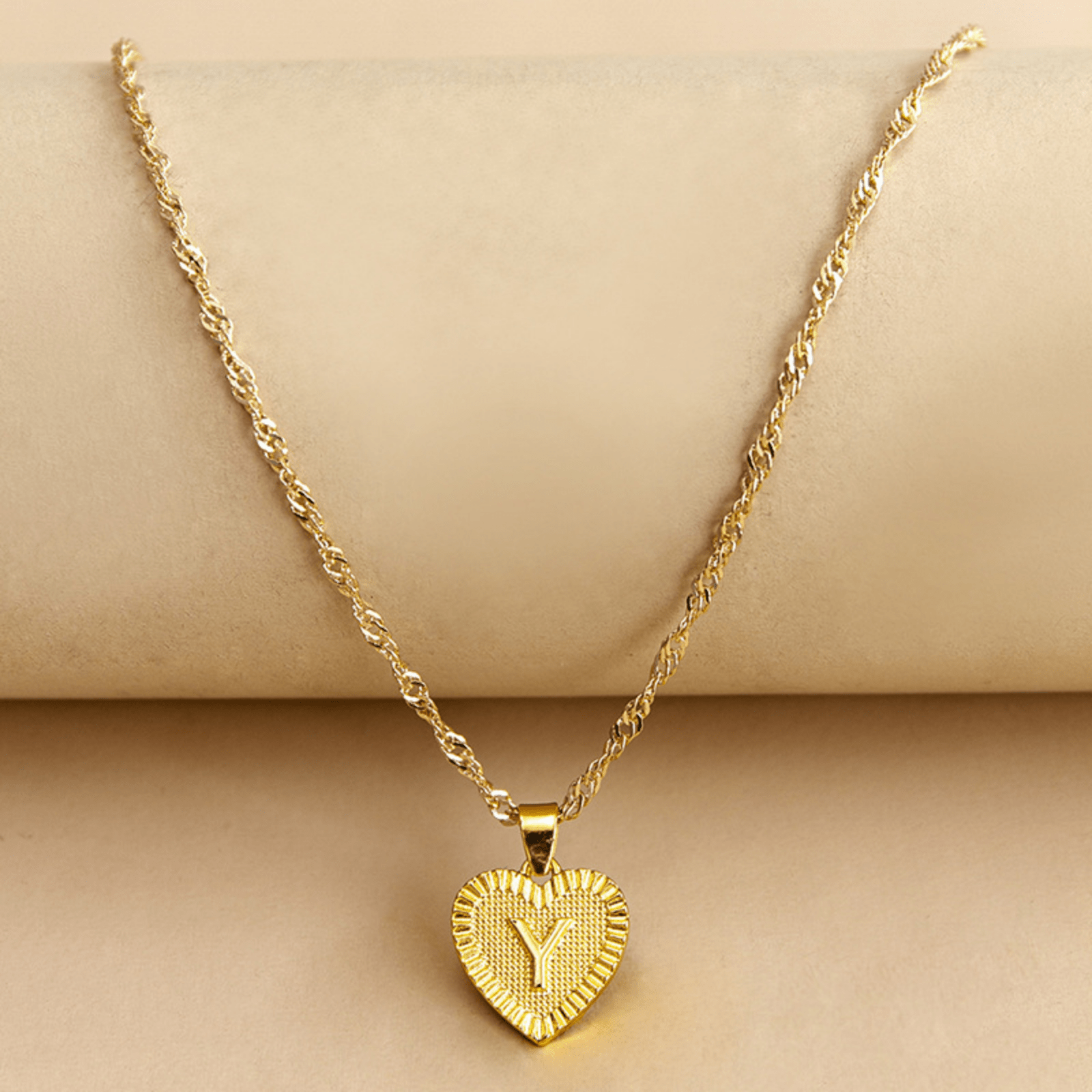 RICCARDI - COLLIER "Golden Love Initial" - Riccardi