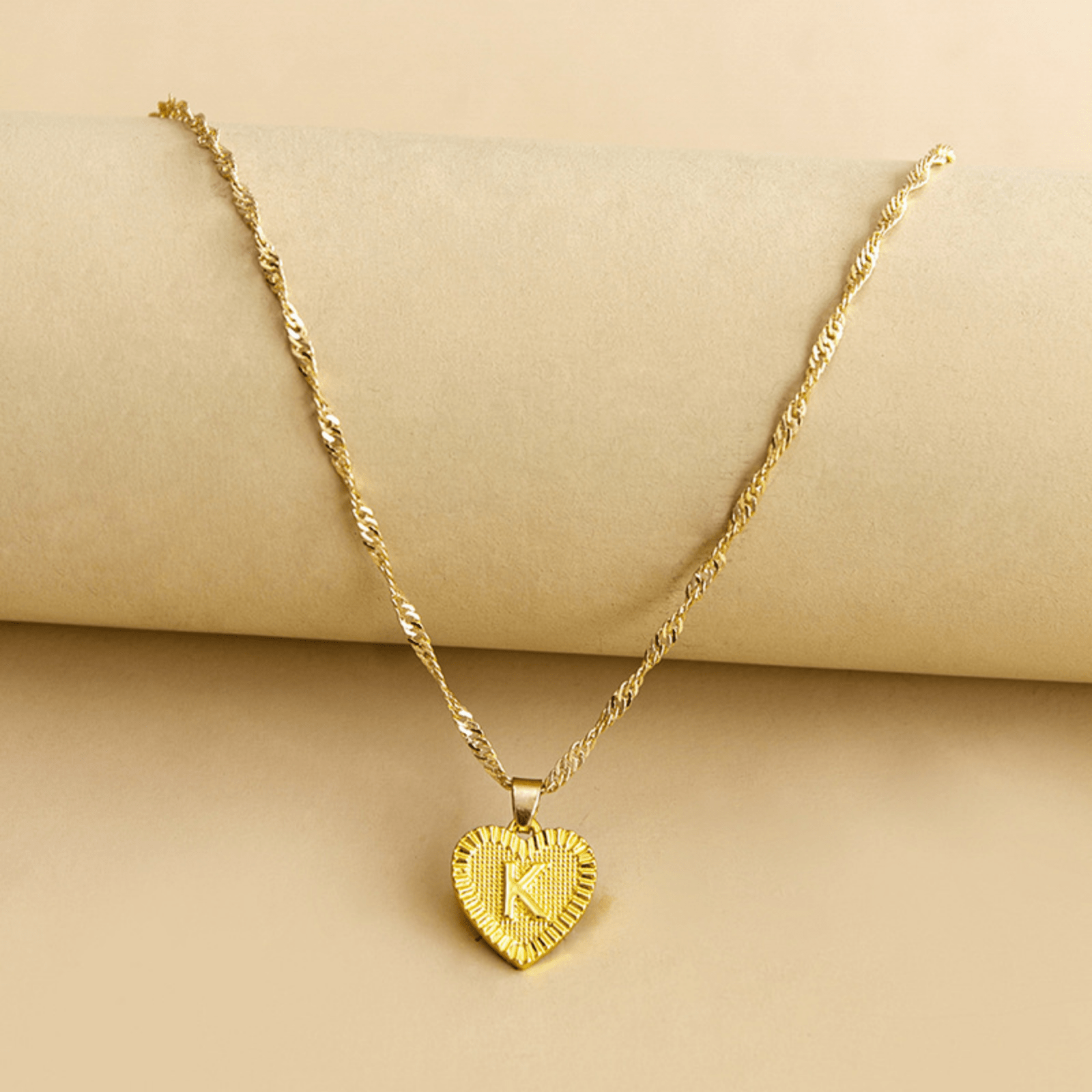 RICCARDI - COLLIER "Golden Love Initial" - Riccardi