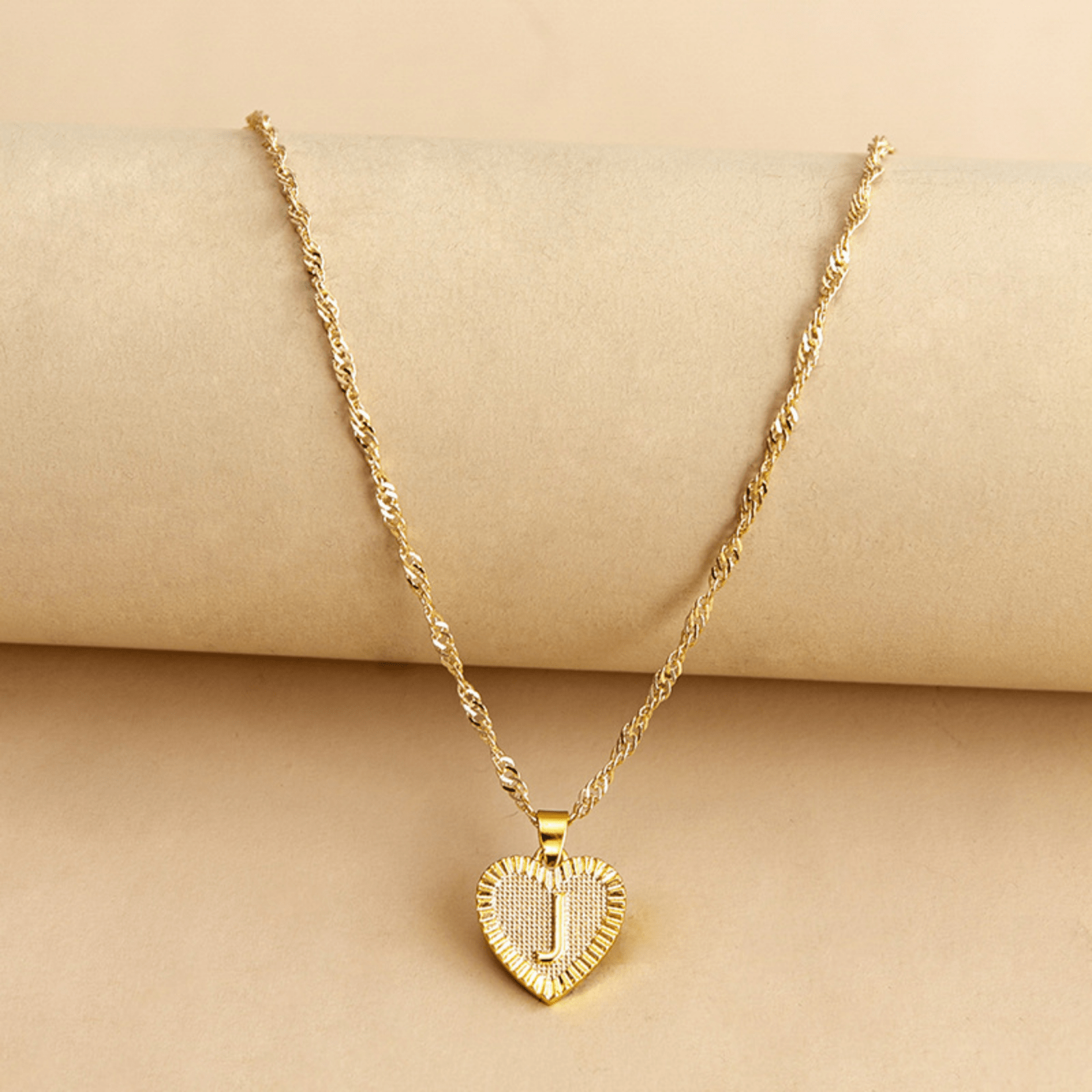 RICCARDI - COLLIER "Golden Love Initial" - Riccardi
