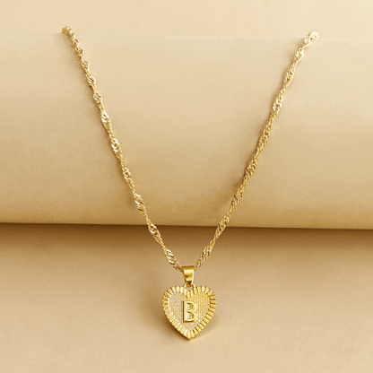 RICCARDI - COLLIER "Golden Love Initial" - Riccardi