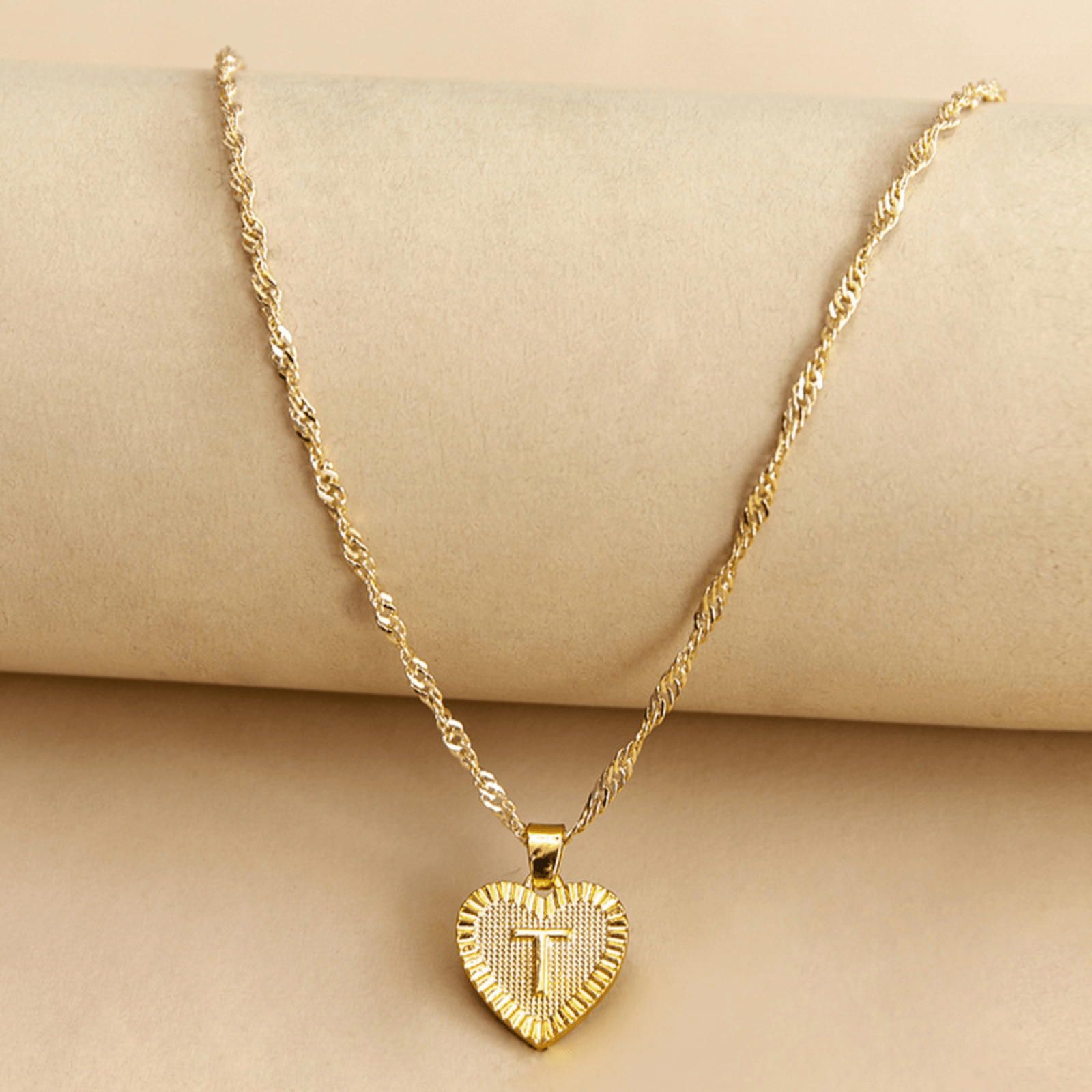 RICCARDI - COLLIER "Golden Love Initial" - Riccardi