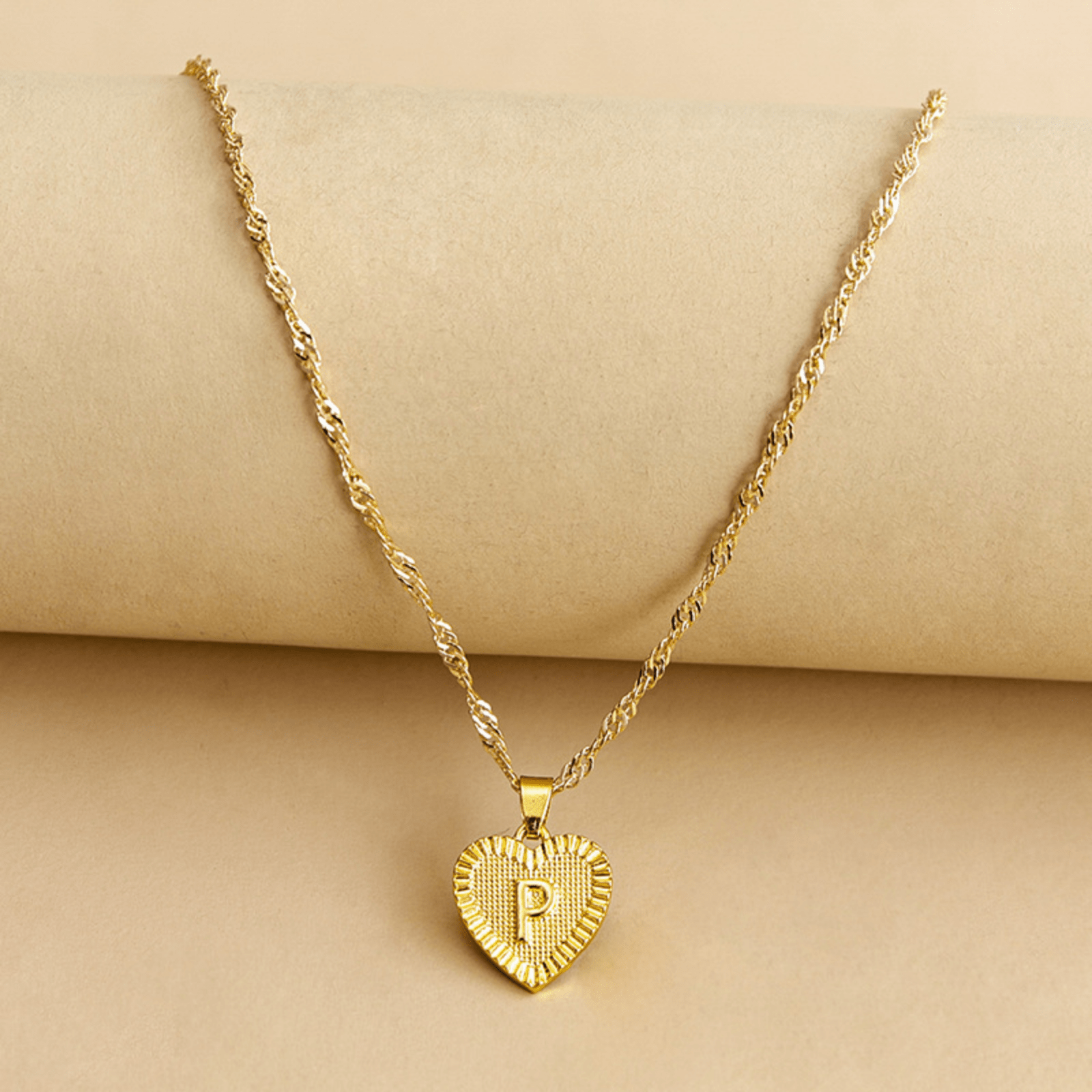 RICCARDI - COLLIER "Golden Love Initial" - Riccardi