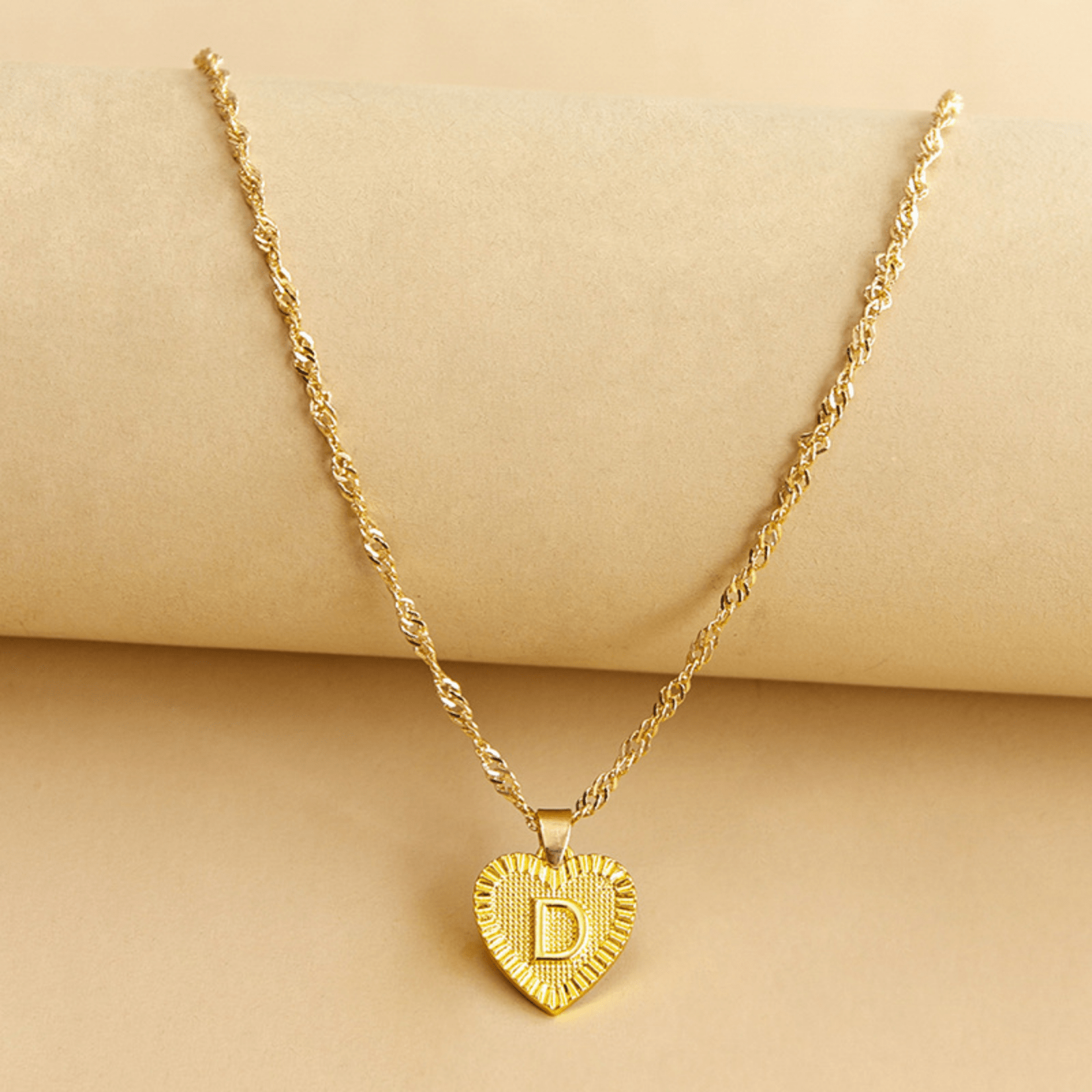 RICCARDI - COLLIER "Golden Love Initial" - Riccardi