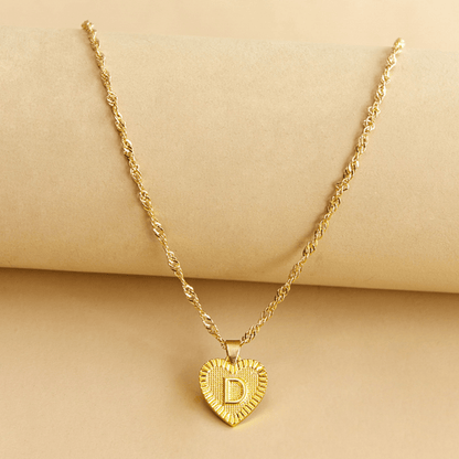 RICCARDI - COLLIER "Golden Love Initial" - Riccardi
