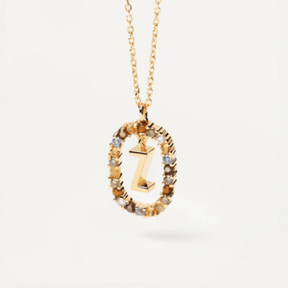 RICCARDI - COLLIER "Rainbow Shine Initial" - Riccardi
