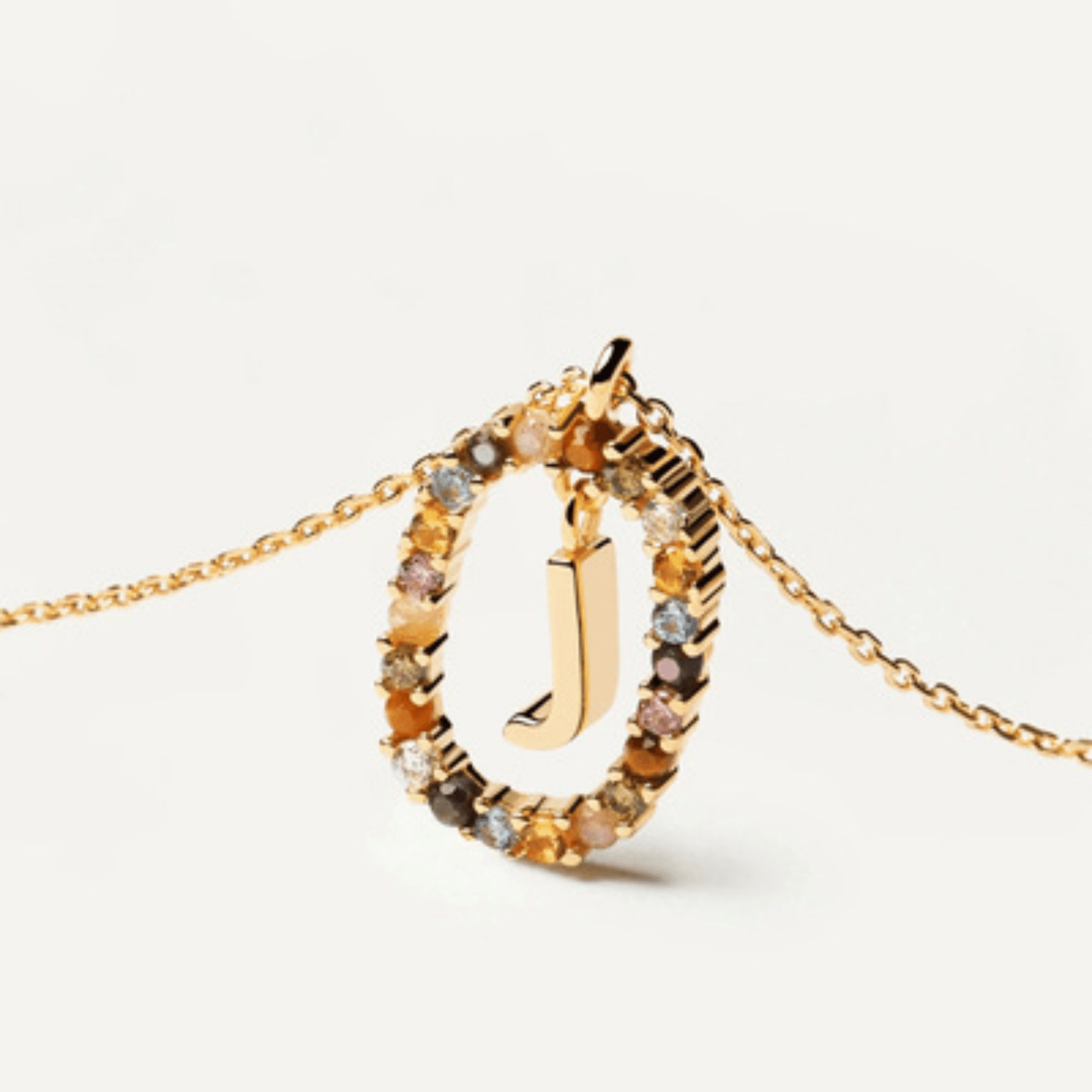RICCARDI - COLLIER "Rainbow Shine Initial" - Riccardi