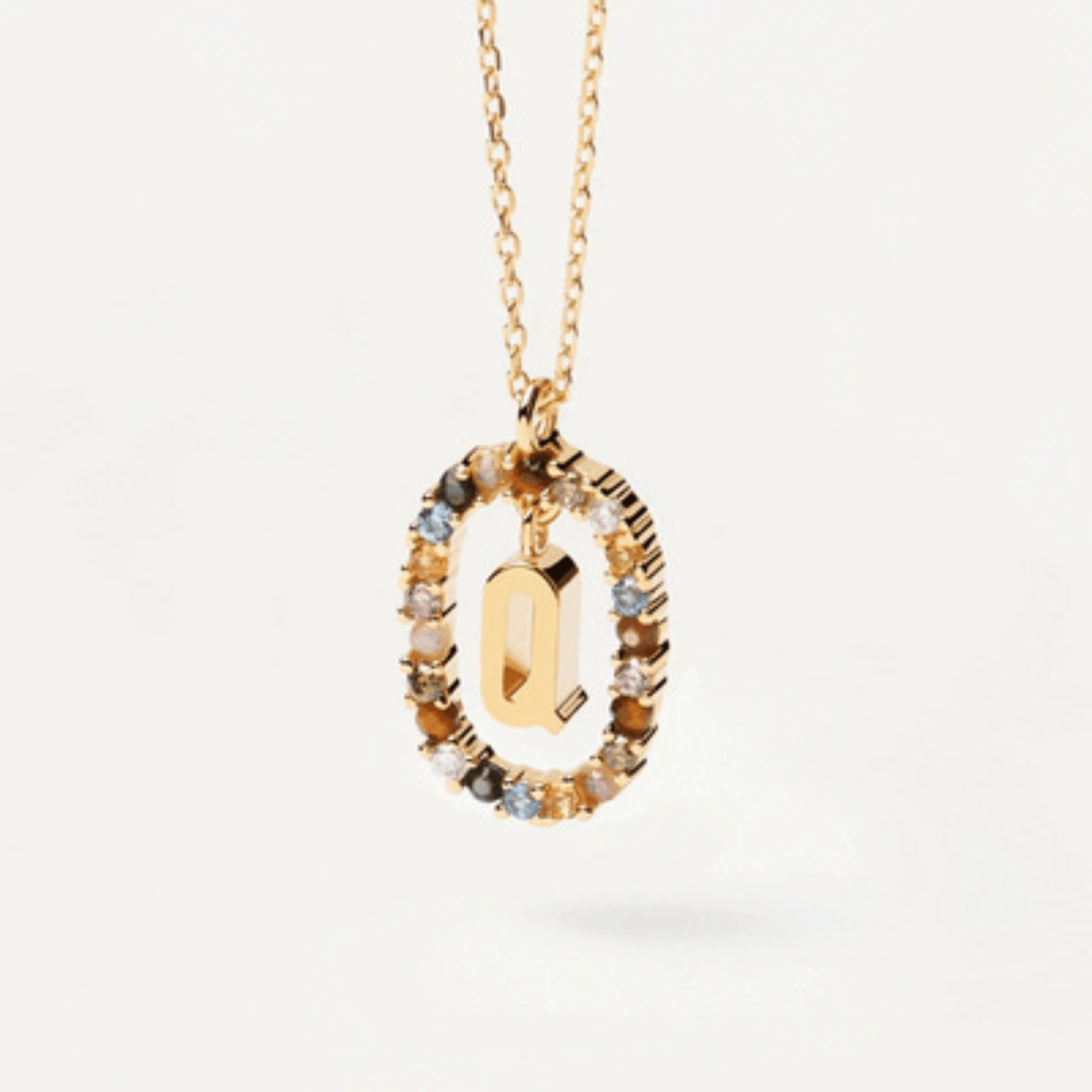 RICCARDI - COLLIER "Rainbow Shine Initial" - Riccardi