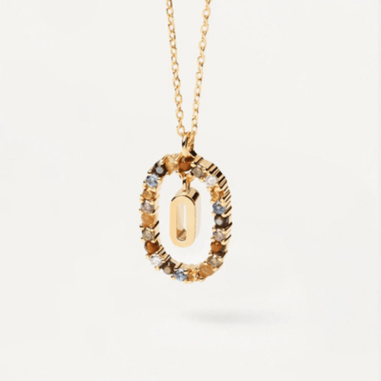 RICCARDI - COLLIER "Rainbow Shine Initial" - Riccardi