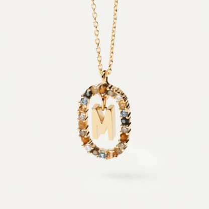 RICCARDI - COLLIER "Rainbow Shine Initial" - Riccardi