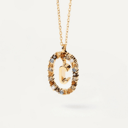 RICCARDI - COLLIER "Rainbow Shine Initial" - Riccardi