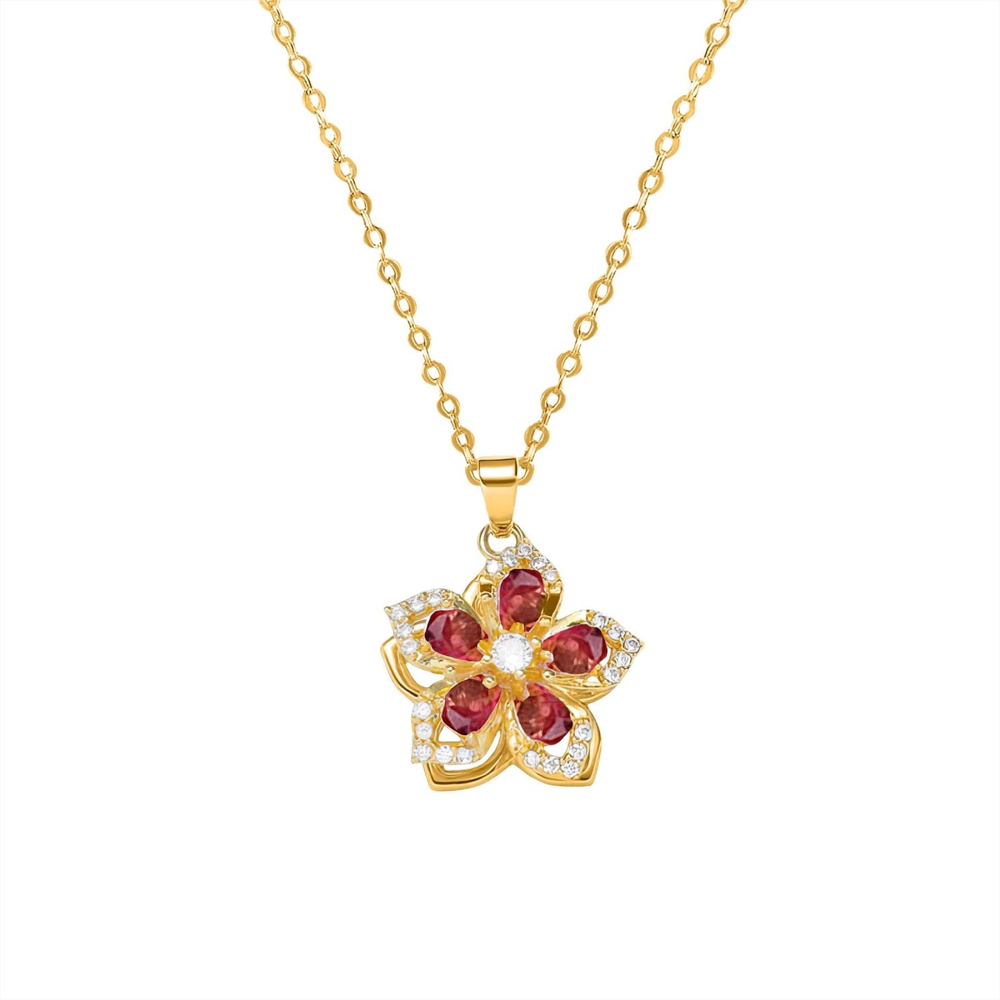 RICCARDI - COLLIER "Twist & Bloom" - Riccardi