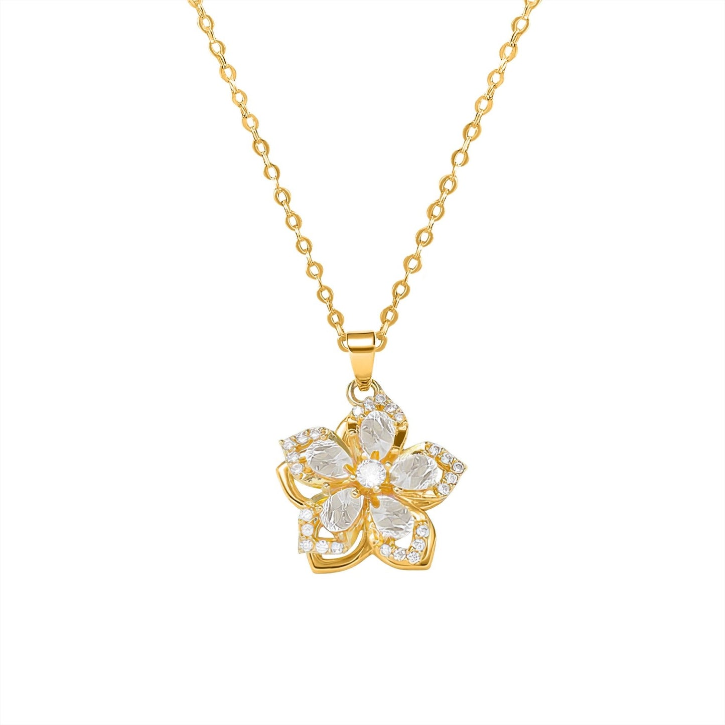 RICCARDI - COLLIER "Twist & Bloom" - Riccardi
